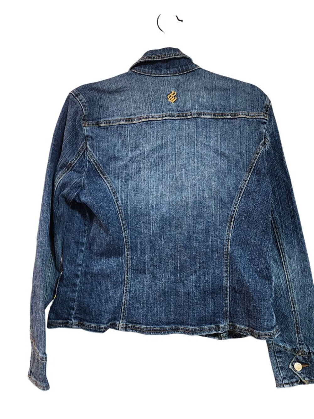 Vintage Rocawear Y2K Denim Jean Jacket Womens Size L - Picture 3 of 4